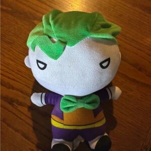 Green & Purple Plush Joker-Style Soft Toy